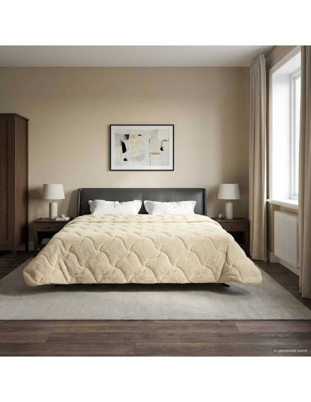 Piumone Completo Annuale Trapuntato Crema 200 x 220 cm