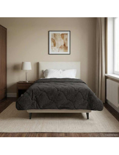 Duvet Invernale Trapuntato Antracite 135 x 200 cm