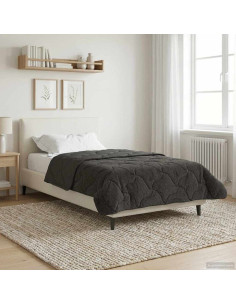 Duvet Invernale Trapuntato Antracite 155 x 220 cm