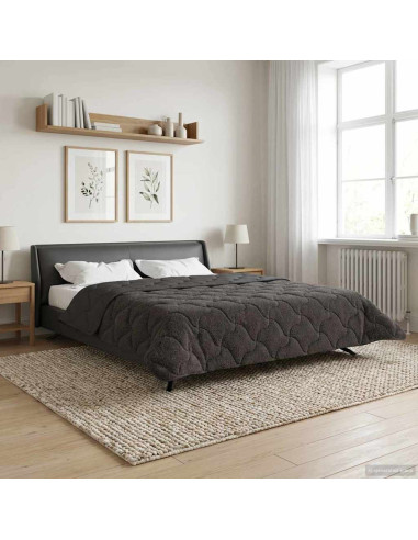 Duvet Invernale Trapuntato Antracite 200 x 220 cm