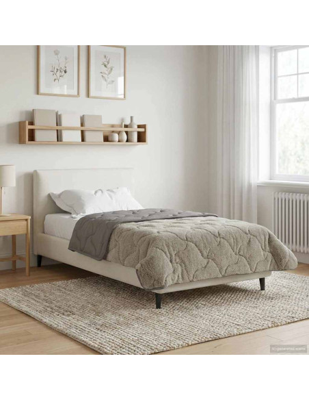 Duvet Invernale Trapuntato Grigio chiaro 155 x 200 cm