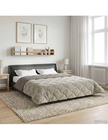 Duvet Invernale Trapuntato Grigio chiaro 200 x 200 cm
