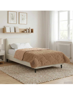 Duvet Invernale Talpa 140 x 220 cm Microfibra e Fleece Teddy