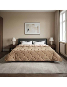Duvet Invernale Talpa 200 x 200 cm Microfibra e Fleece Teddy