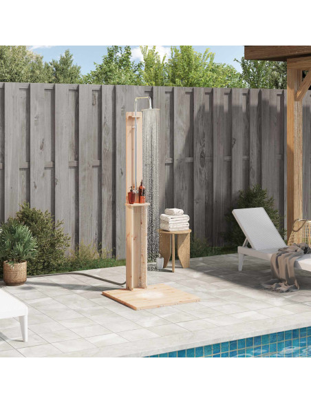 Doccia da esterno Naturale 75 x 76 x 217 cm