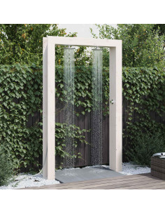 Doccia da esterno Bianco 137 x 23 x 226 cm
