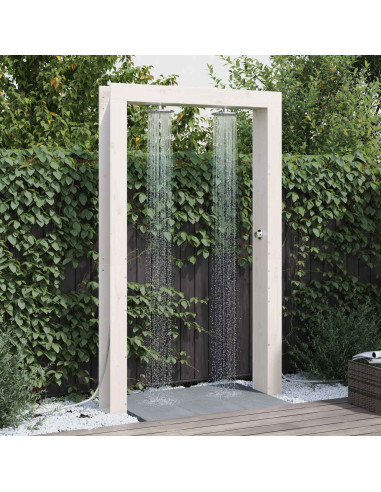 Doccia da esterno Bianco 137 x 23 x 226 cm
