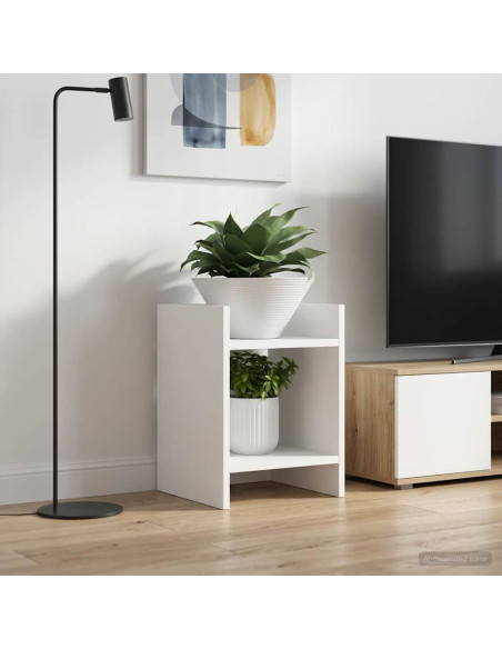 Supporto per piante Bianco 30 x 30 x 40 cm Legno ingegnerizzato