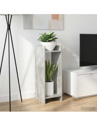 Supporto per piante Grigio Cemento 30 x 30 x 80 cm