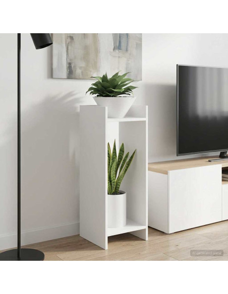 Supporto per piante Bianco 30 x 30 x 80 cm Legno ingegnerizzato