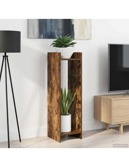 Supporto per piante Quercia Affumicata 30 x 30 x 100 cm