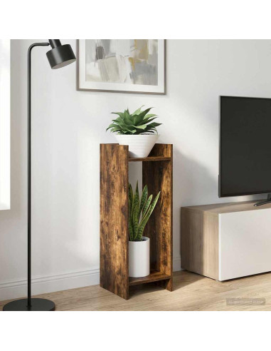 Supporto per piante 2 pcs Quercia Affumicata 30 x 30 x 80 cm