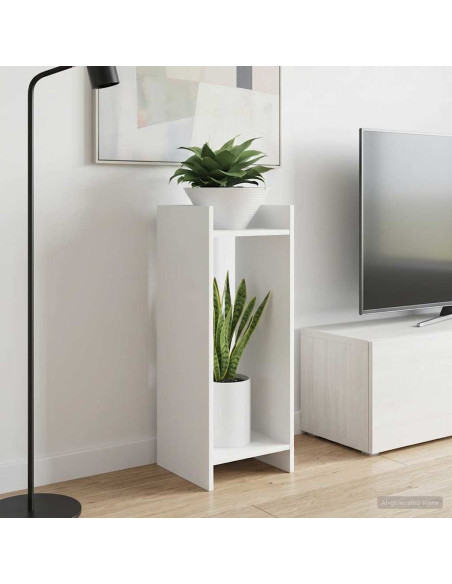 Supporto per piante 2 pcs Bianco 30 x 30 x 80 cm