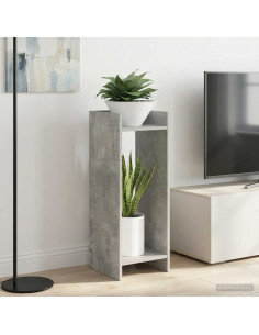 Supporto per piante 2 pcs Grigio Cemento 30 x 30 x 80 cm