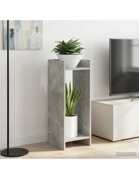 Supporto per piante 2 pcs Grigio Cemento 30 x 30 x 80 cm