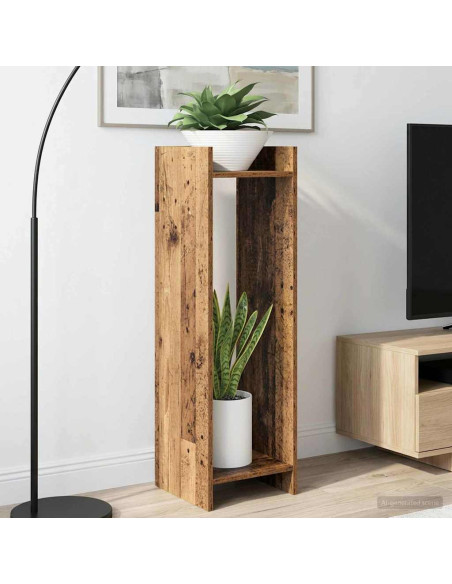 Supporto per piante 2 pcs Legno vecchio 30 x 30 x 100 cm