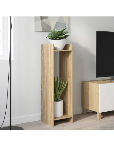 Supporto per piante 2 pcs Rovere Sonoma 30 x 30 x 100 cm