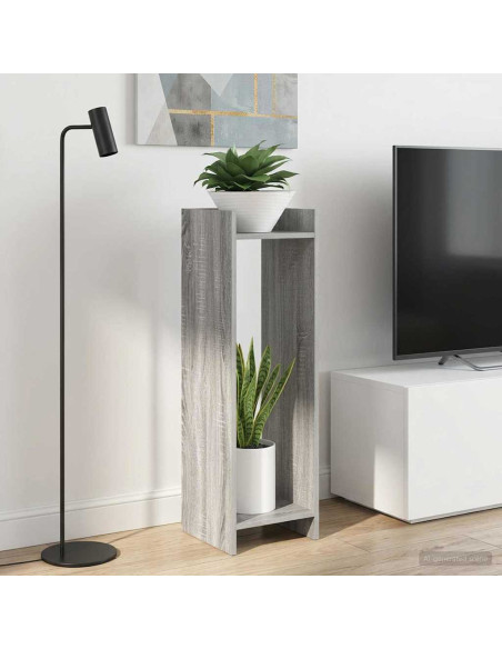 Supporto per piante 2 pcs Sonoma grigia 30 x 30 x 100 cm