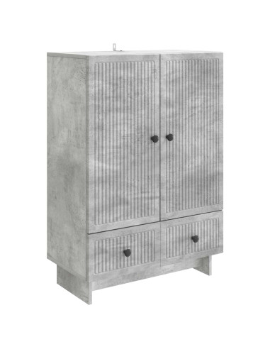 Credenza Grigio Cemento 66 x 34,5 x 95 cm Legno ingegnerizzato