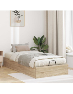 Letto ottomano Rovere Sonoma 203 x 80,5 x 25 cm