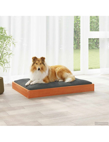 Letto per Cani Marrone cerato 92 x 64 x 9 cm