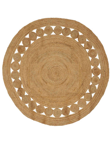 Tappeto Naturale Ø 180 cm Juta