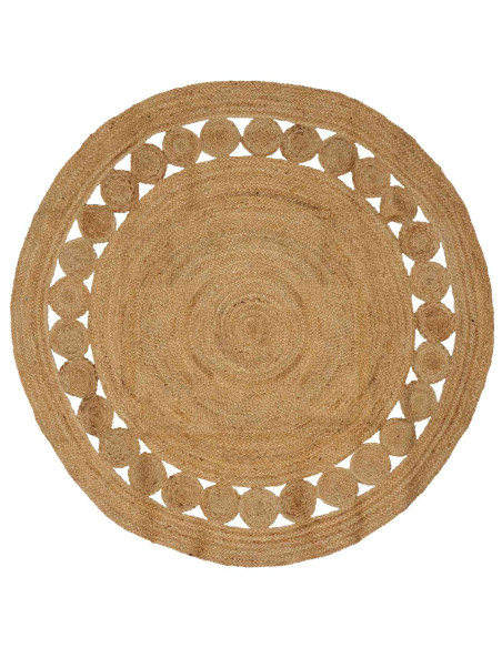 Tappeto Naturale Ø 180 cm Juta