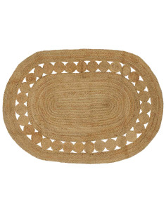 Tappeto Marrone 122 x 183 cm Juta