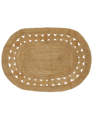 Tappeto Marrone 122 x 183 cm Juta