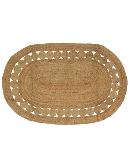 Tappeto Marrone 205 x 305 cm Juta