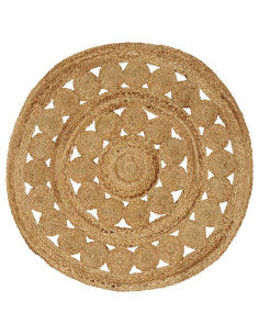 Tappeto Naturale Ø 90 cm Juta