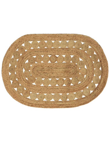 Tappeto Marrone 100 x 152 cm Juta