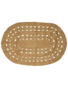 Tappeto Marrone 152 x 245 cm Juta