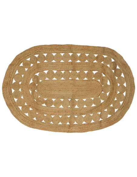 Tappeto Marrone 152 x 245 cm Juta