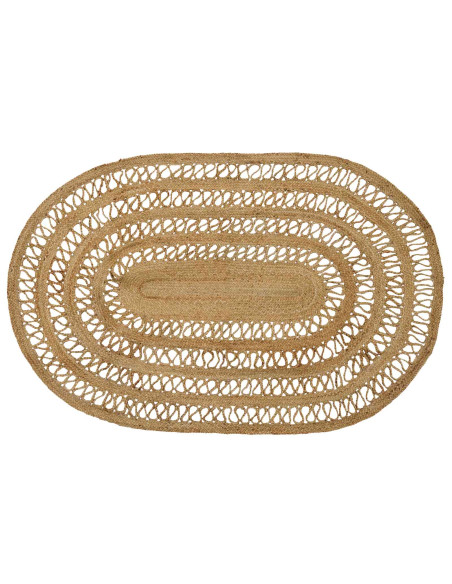 Tappeto Marrone 122 x 183 cm Juta