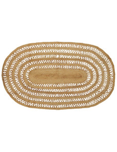 Tappeto Marrone 152 x 245 cm Juta