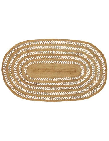 Tappeto Marrone 152 x 245 cm Juta