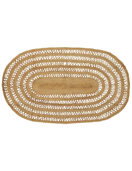 Tappeto Marrone 152 x 245 cm Juta