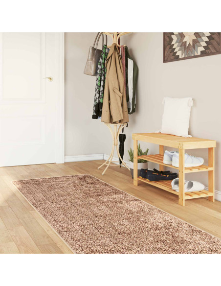 Runner Tappeto MARSA Giallo 100 x 450 cm Poliestere e PVC