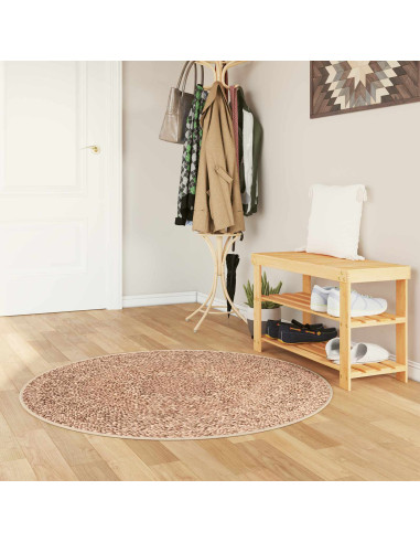 Runner Tappeto MARSA Giallo 120 x 120 cm Poliestere e PVC