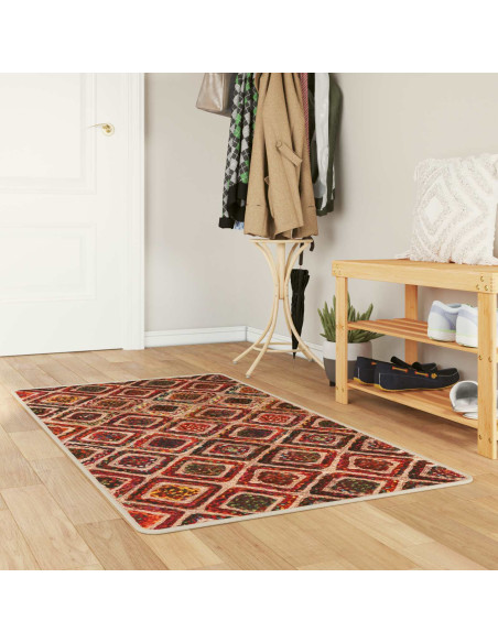 Runner Tappeto MARSA Multicolore 100 x 200 cm Poliestere e PVC