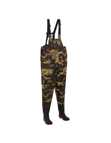 Stivali da pesca con pantaloni Poliestere Rivestito in PVC