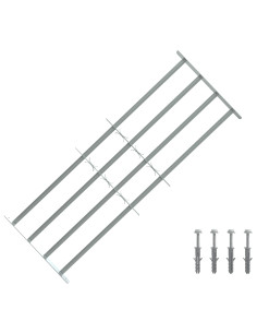 Griglia di sicurezza per finestre con 4 barre trasversali 3 pcs