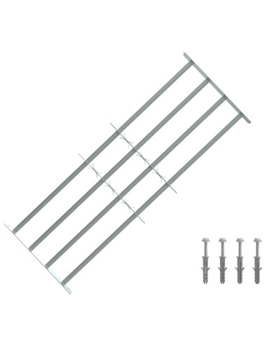 Griglia di sicurezza per finestre con 4 barre trasversali 3 pcs