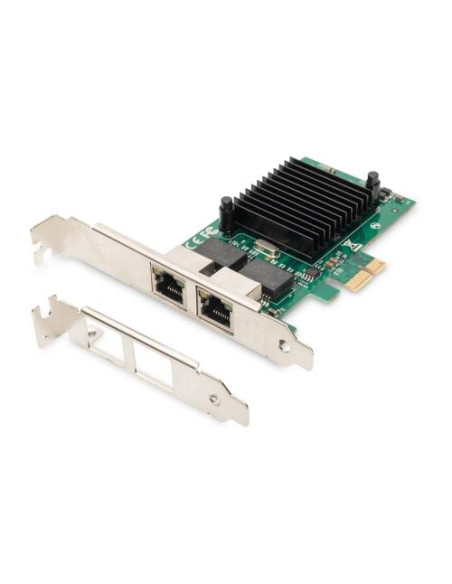 SCHEDA DI RETE DIGITUS Gigabit Ethernet PCI Express Network Card, 2 Porte 1GBe