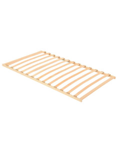 Base a doghe Marrone 120 x 190 cm Legno massello di faggio