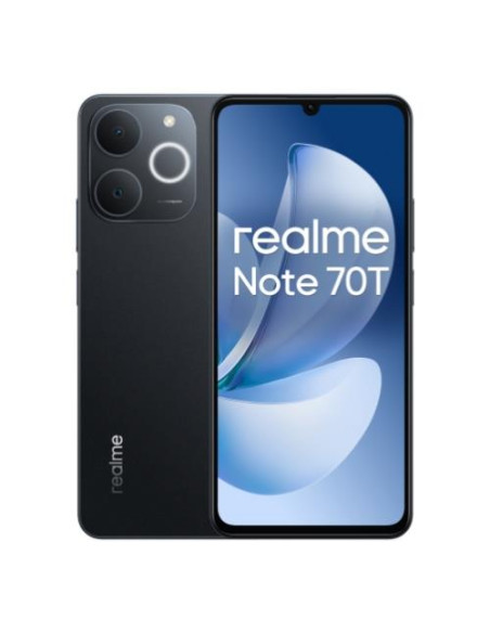 SMARTPHONE REALME NOTE 70T 4/256GB DISPLAY IPS LCD 6,74" BLACK-631011006476 - NO ALIMENTATORE