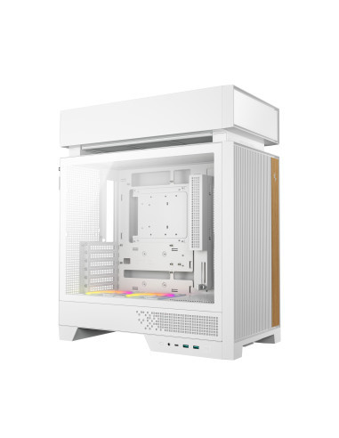 DEEPCOOL CASE MID TOWER CL660WHITE HYPERSPLIT 3x120ARGB