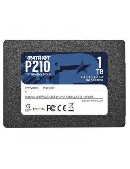 HARD DISK 2,5 SSD 1TB PATRIOT P210 P210S1TB25