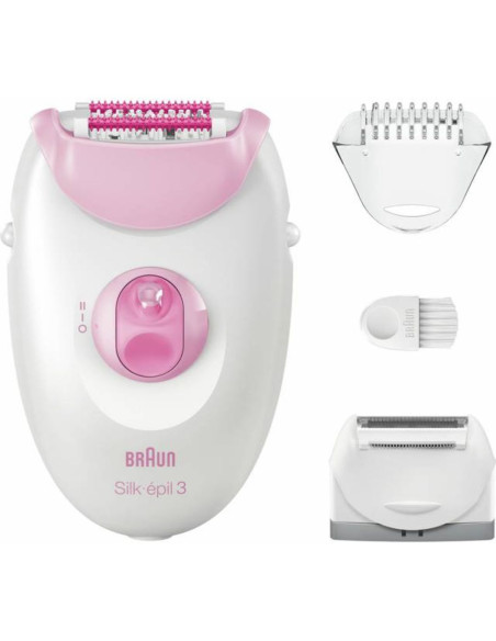 EPILATORE BRAUN 224963 SILK EPIL 3-031 ROSA